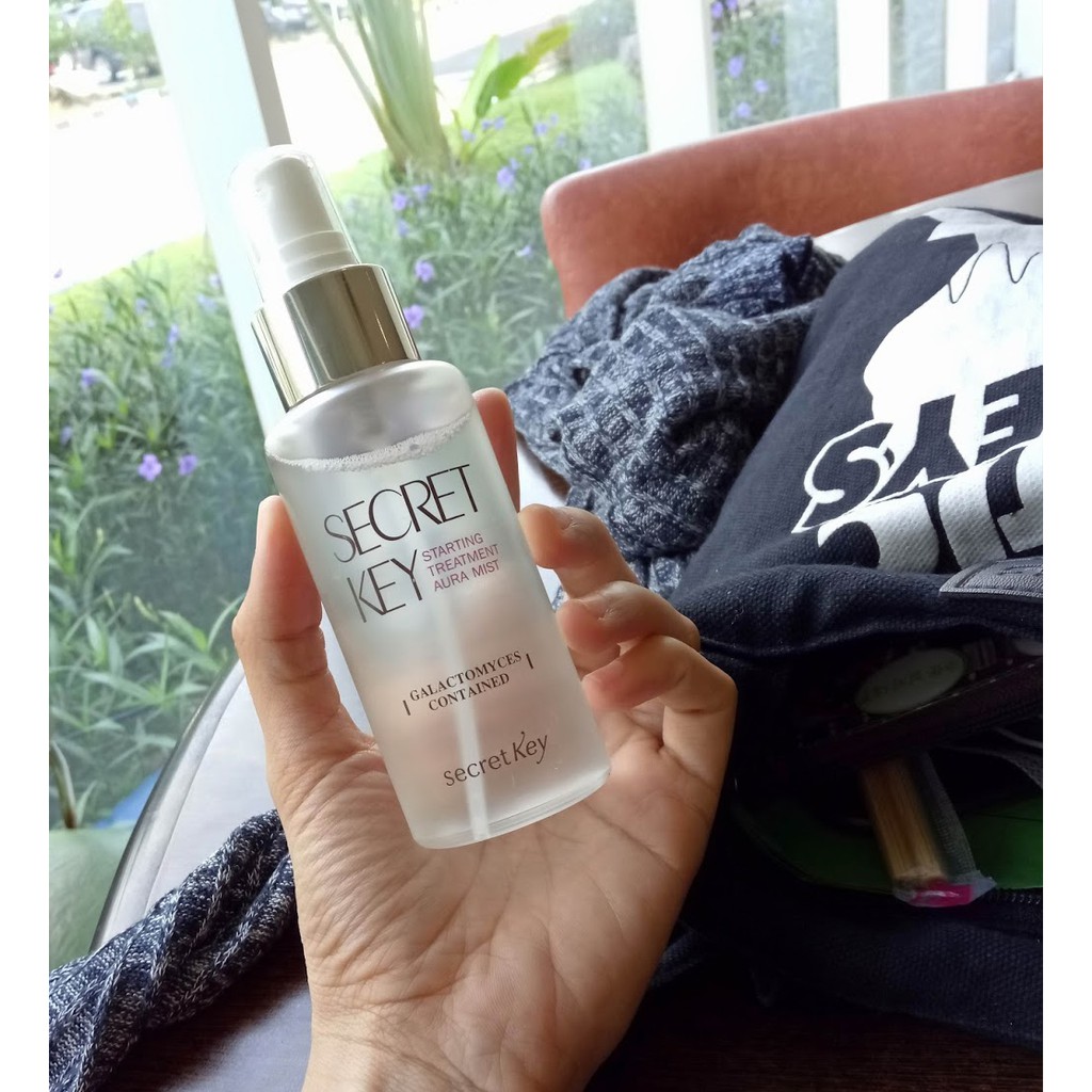 Xịt khoáng dưỡng trắng sáng và làm căng mịn làn da Secret Key Starting Treatment Aura Mist 100ml | BigBuy360 - bigbuy360.vn
