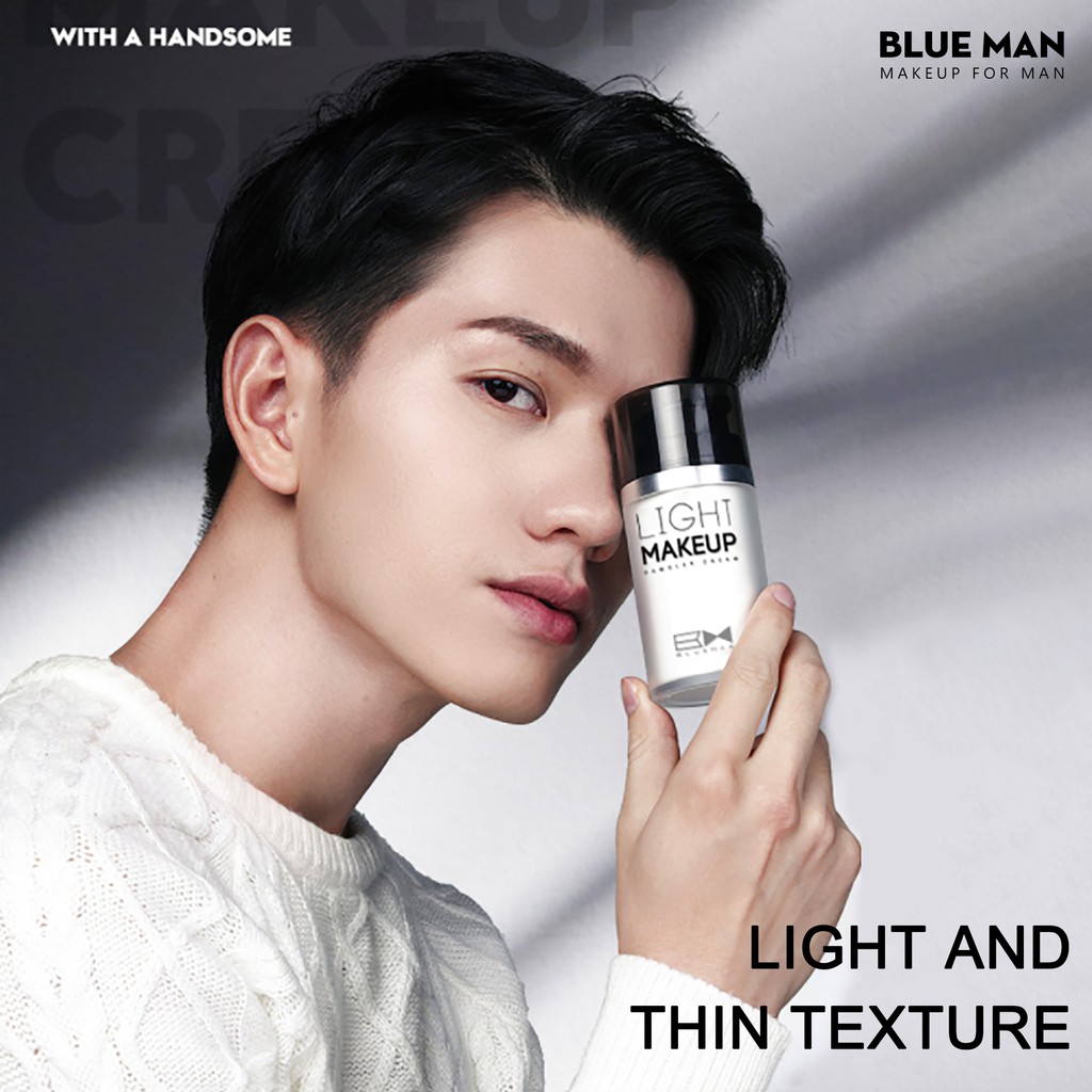 Kem Nền BB Cream Light Makeup BLUEMAN Trang Điểm Cho Nam