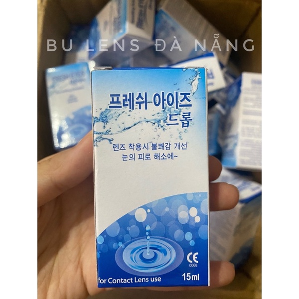 Nước Ngâm Lens Aqua/ B5/ Fresh Eye Dành cho mắt nhạy cảm- Nước rửa Lens 150ml