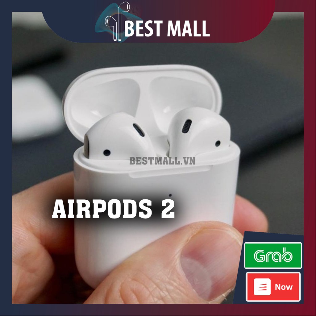 Tai Nghe Iphone Airpods 2 - Full chức năng đổi tên định vị sạc không dây - BH 12 tháng