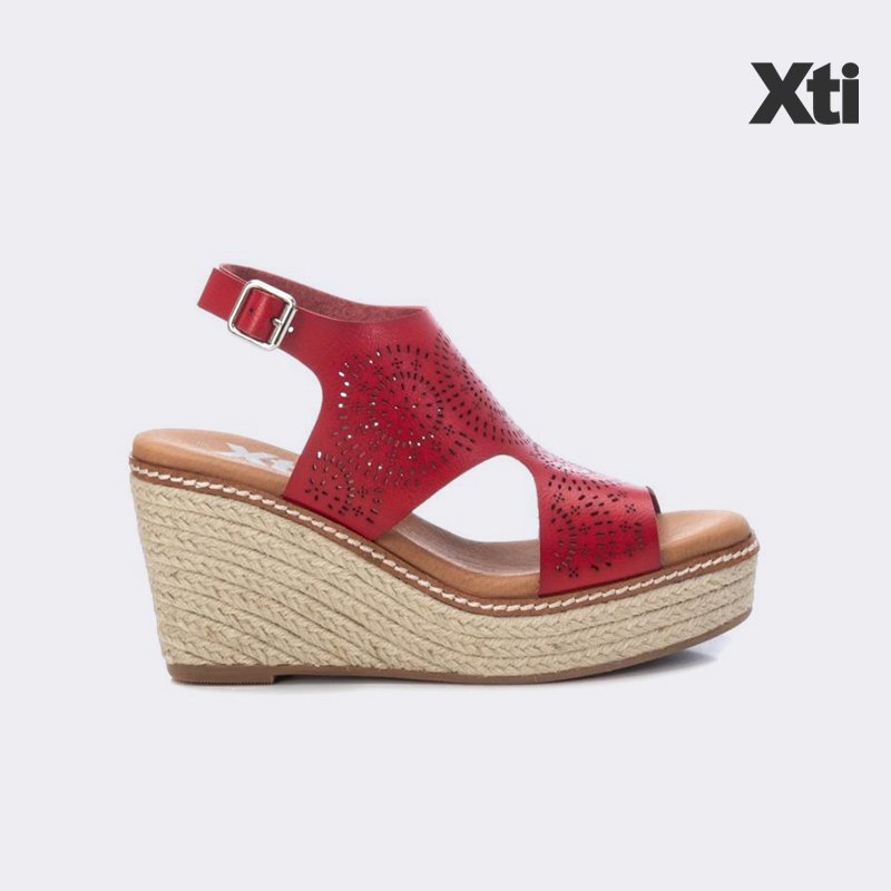 Giày Sandals Nữ XTI Red Pu Ladies Sandals