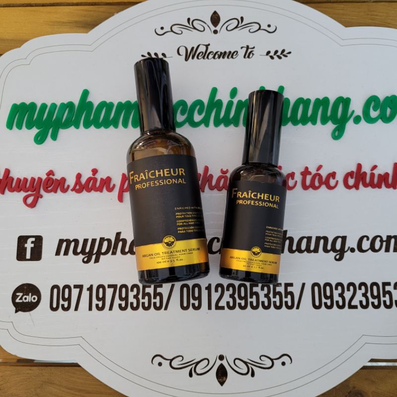 Tinh dầu dưỡng tóc Fraicheur argan chính hãng công ty 50ml  - 100ml