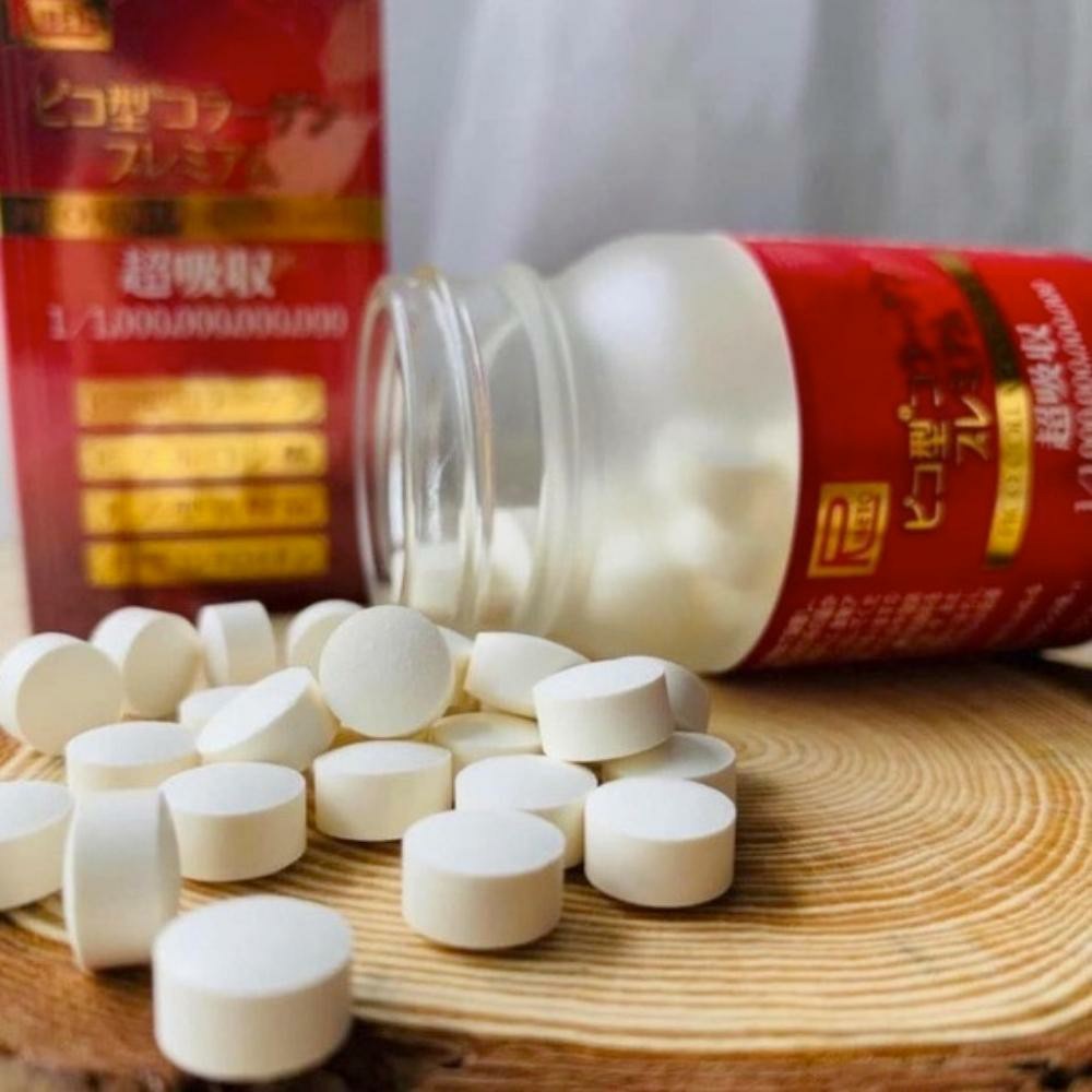 Viên Uống Đẹp Da Collagen Pico Premium Ribeto Shoji 300mg 75 Viên - Chính Hãng Nhật Bản