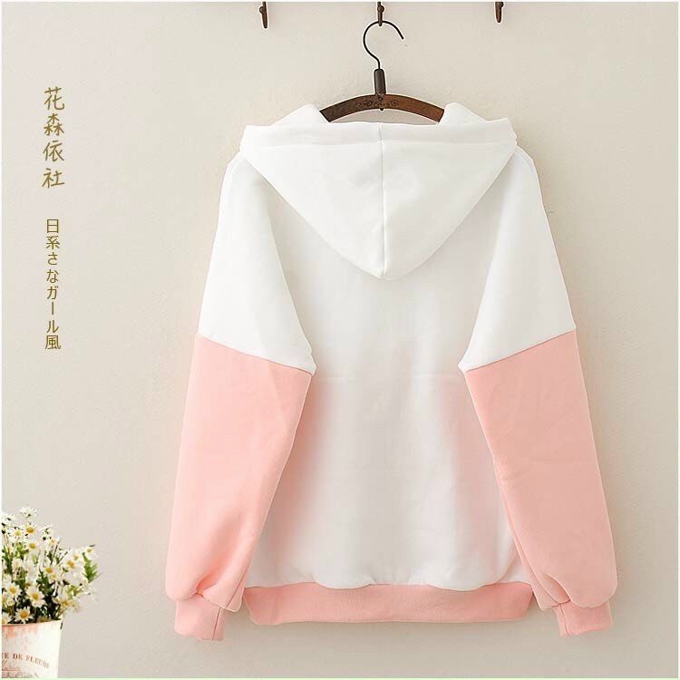 ÁO KHOÁC HOODIE MÈO TAI THỎ PHỐI MÀU CỰC CHẤT SWEATER CAO CẤP BỀN MÀU 1KENZ | BigBuy360 - bigbuy360.vn