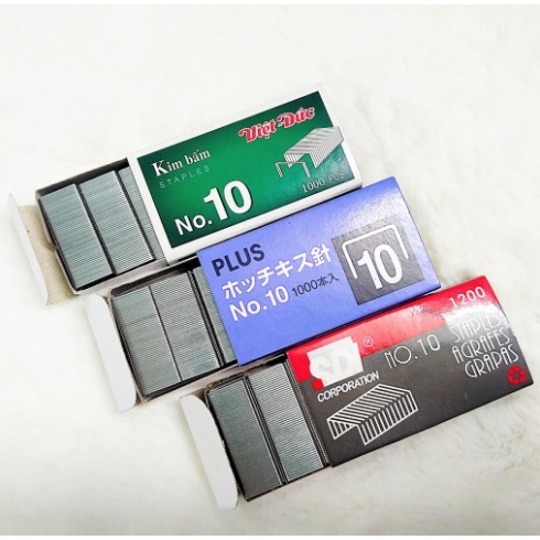KIM BẤM Số 10 Plus, Việt Đức, SDI, Ruột Bấm Ghim, Kim Bấm Giấy NO.10