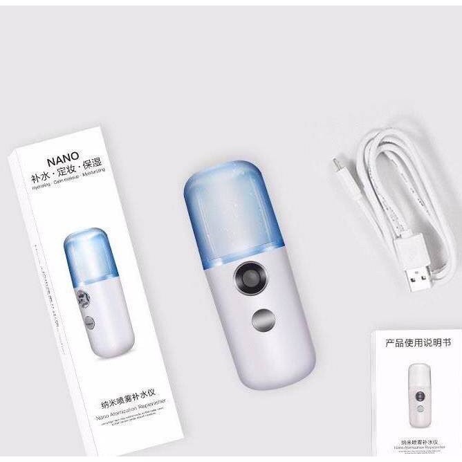 MÁY XỊT KHOÁNG, MÁY PHUN SƯƠNG XÔNG HƠI MẶT NANO MINI CẦM TAY