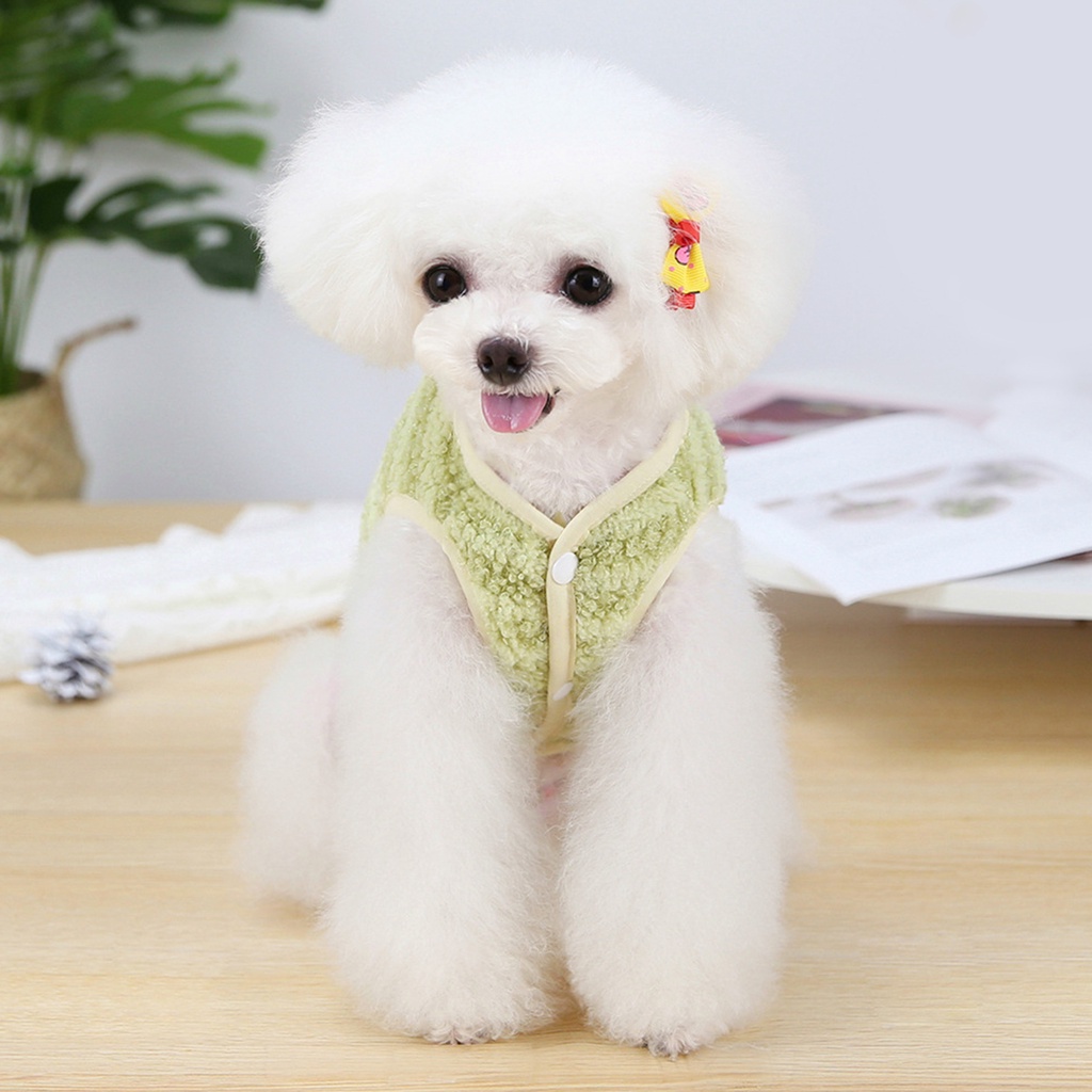 Áo giữ ấm họa tiết kẻ sọc thân thiện với da cho thú cưng