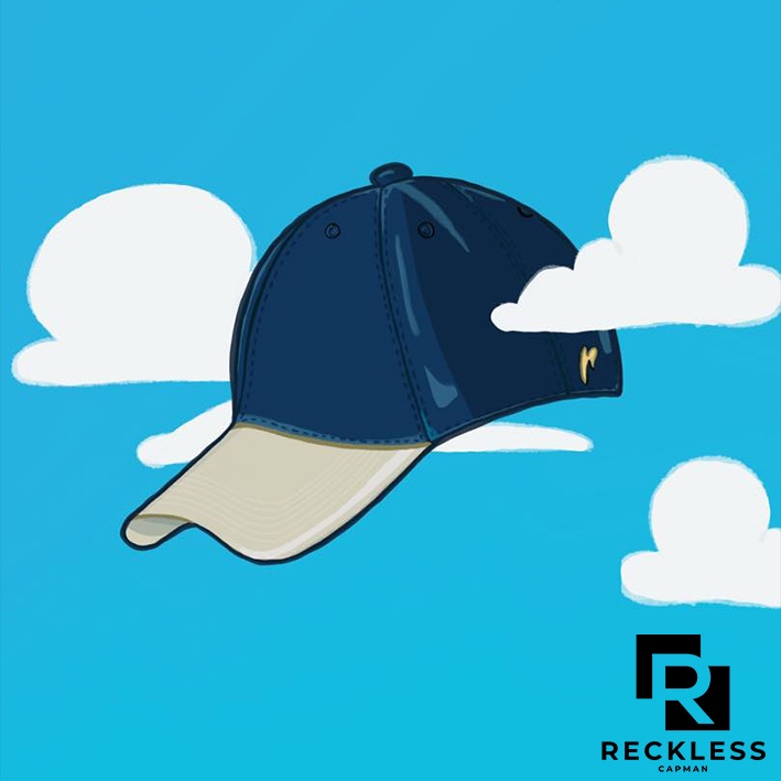 Nón Bóng Chày Lưỡi Trai Màu Hồng Trơn Reckless Capman Signature Ballcap Vải Kaki Cotton