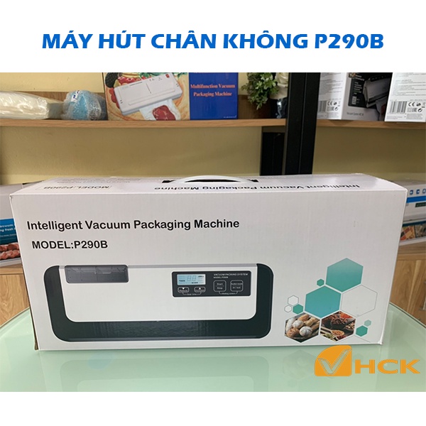 Máy hút chân không P290, Công suất hút mạnh mẽ, Tự động hàn, Không kén túi hút, Môi trường lý tưởng bảo quản thực phẩm