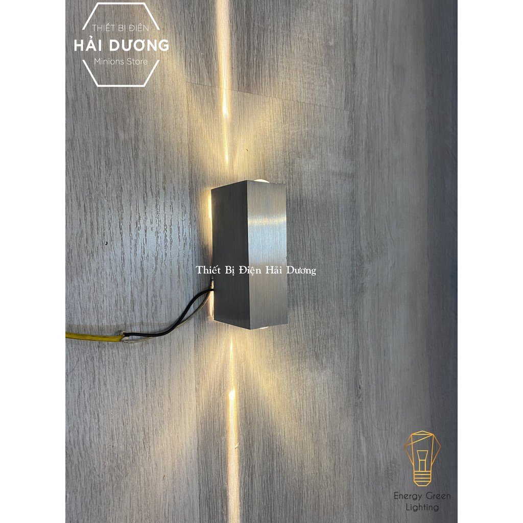 Đèn Tường Cao Cấp 2 Đầu Chiếu Sáng Chống nước ngoài trời DT-261 Tạo Tia Sáng - Led Siêu Sáng - Ánh Sáng Trắng / Vàng