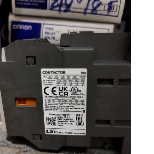 Contactor khởi động từ LS 3P 18A MC-18b