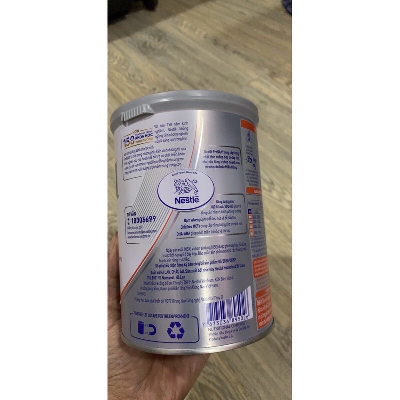 Sữa Pre Nan lon 400g date mới