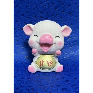 Heo yếm cười trang trí bánh kem