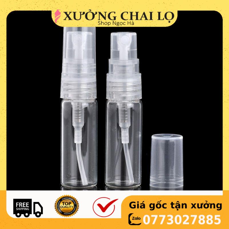 Lọ Chiết Nước Hoa ❤ GIÁ RẺ NHẤT ❤ Lọ chiết nước hoa thủy tinh mini 3ml, 5ml và 10ml đựng dầu thơm , phụ kiện du lịch