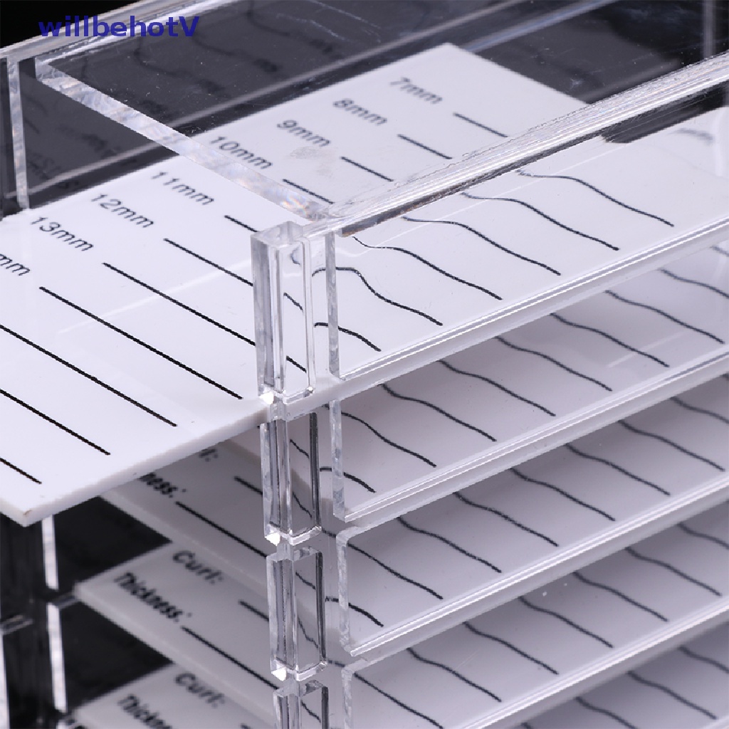 Hộp Đựng Lông Mi Giả 5 Tầng Bằng Acrylic Trong Suốt