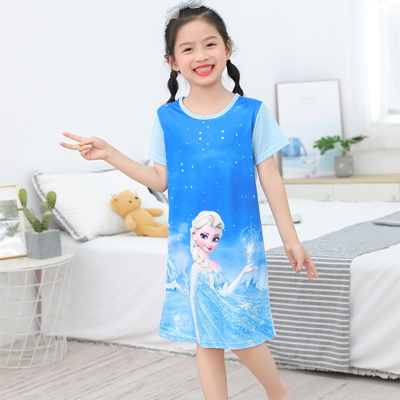 Váy elsa cotton cho bé ( hàng sale giá rẻ sẵn)