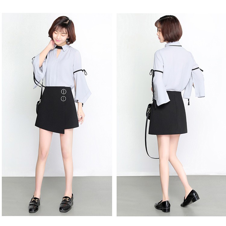 CHÂN VÁY CHỮ A VẠT LỆCH HOT TREND CÓ BIG SIZE 67KG