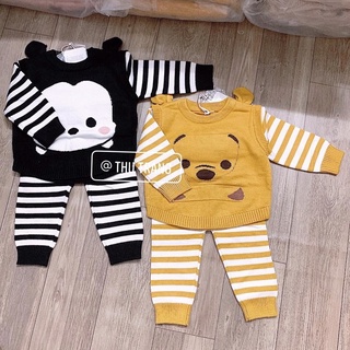 Bộ Len Gấu Có Tai Quảng Châu Cho Bé Kèm ảnh thật