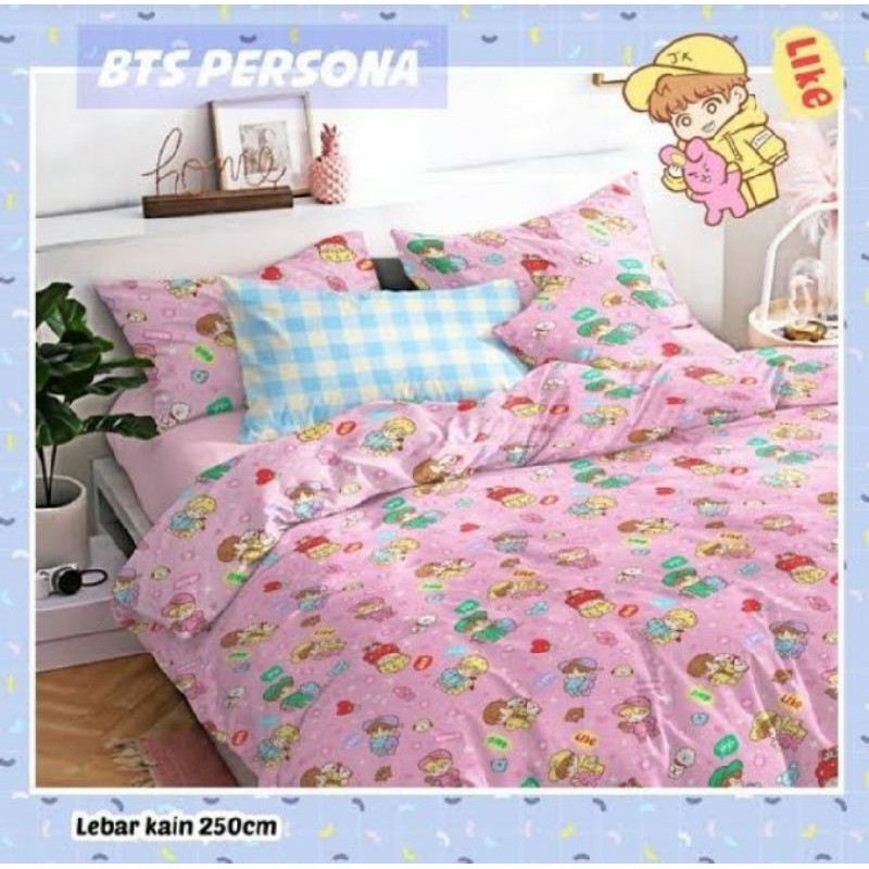 Ga Trải Giường Vải Cotton In Hình Ngôi Sao Bts Persona 2 Màu Tùy Chọn