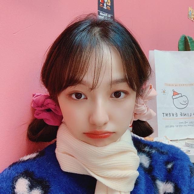 Buộc tóc scrunchies lụa kết nơ tiểu thư ulzzang