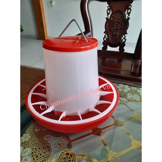 Máng ăn chống bới cho gà