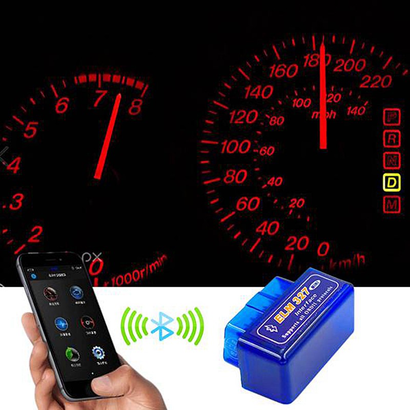 ANDROID (Đang Bán) Bộ Thiết Bị Kiểm Tra Bluetooth Obd V1.5 Mini Elm327 Obd2 Cho Xe Ô Tô Elm 327