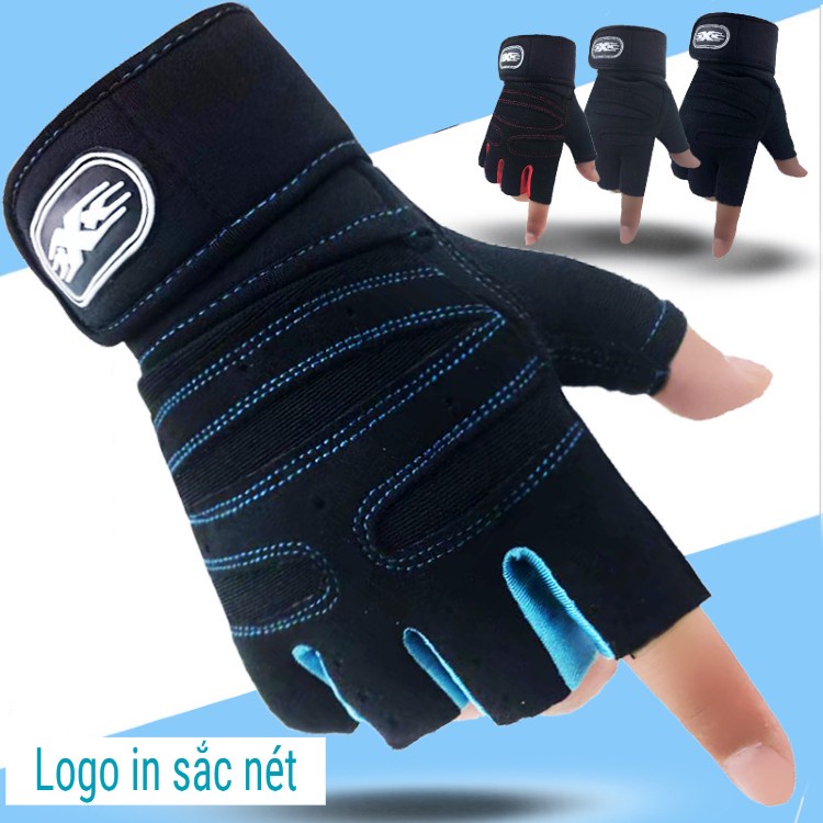 [SIÊU HOT] Găng tay thể thao tập Gym nam nữ sử dụng, Bao Tay Thể Thao, Phượt Chuyên Nghiệp, có quấn cổ tay trợ lực [P2]