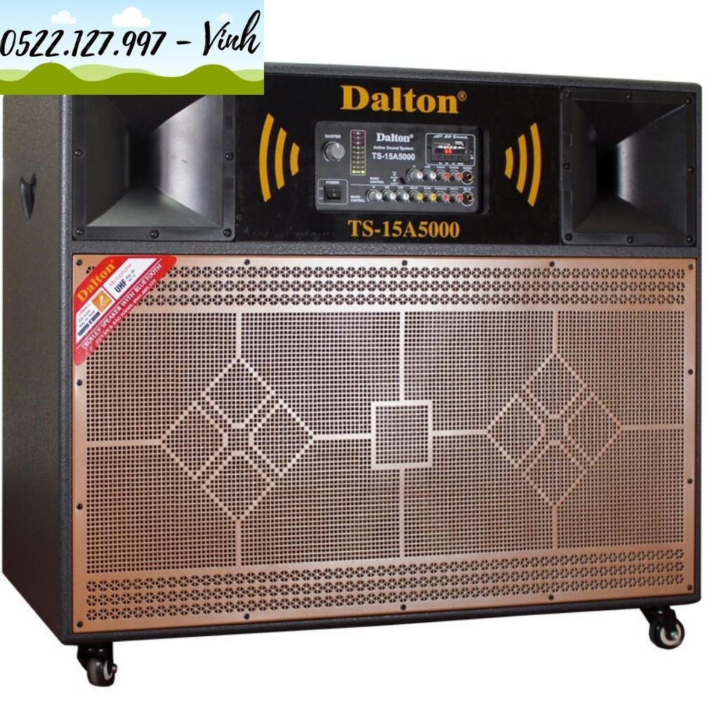 Loa kéo tủ điện 4 tấc đôi Dalton TS-15A5000 - Hàng Chính Hãng - Gia Khang Shop