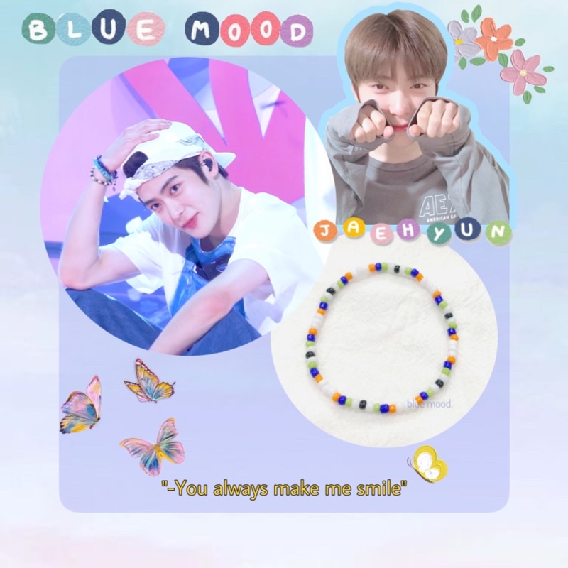 Vòng tay handmade hạt cườm Bohemian Inspired Jaehyun NCT