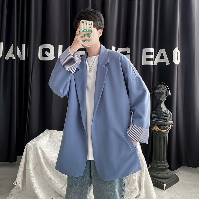 Áo blazer nam dài tay áo vest phong cách hàn quốc trẻ trung hàng chuẩn đẹp