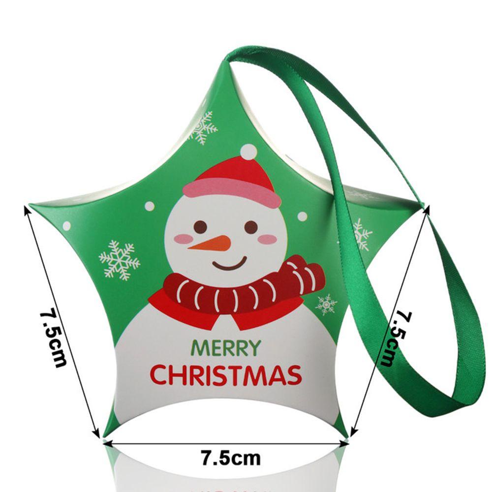 CHOOKEY Bộ 10 Túi Giấy Đựng Quà Giáng Sinh