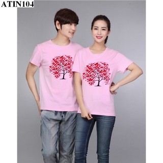 ÁO THUN IN NHIỆT IN HỌA TIẾT CÂY ANH ĐÀO CỰC HOT - ATIN104