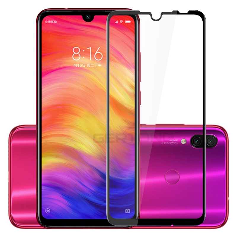 Kính cường lực 9H bảo vệ toàn màn hình cho Redmi 9A K30 K20 Note 9 9S 8 8T 7 6 5 Pro Max