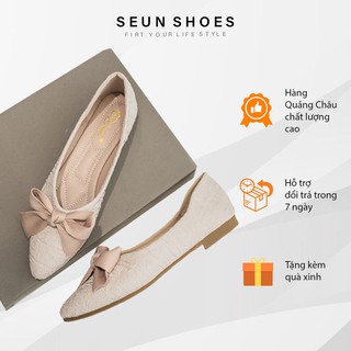 Giày Búp Bê Mũi Nhọn Đế 1,5cm Mềm Êm Chân Hot Trend MBS169 - SEUN SHOES