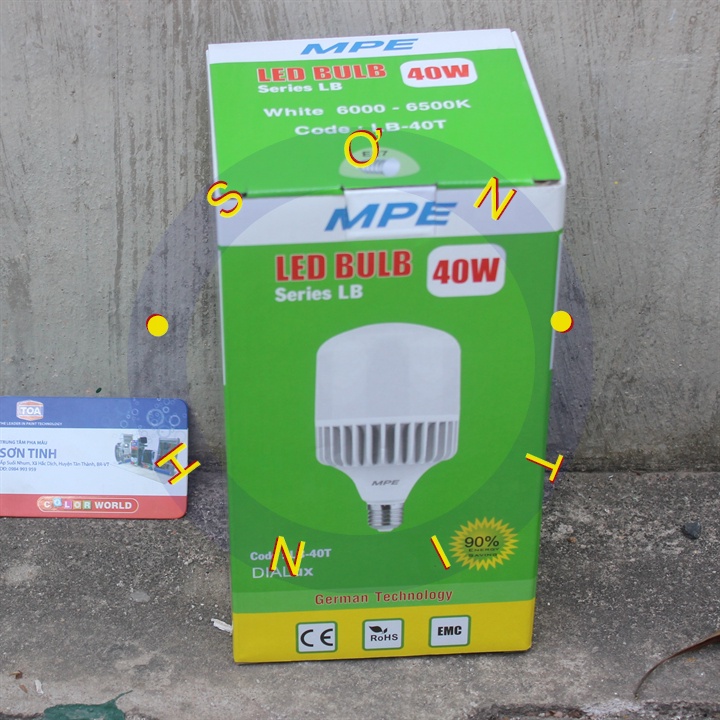 Bóng Led Bulb 12W 20W 30W 40W 50WE27 LB LBA MPE Thân Nhôm