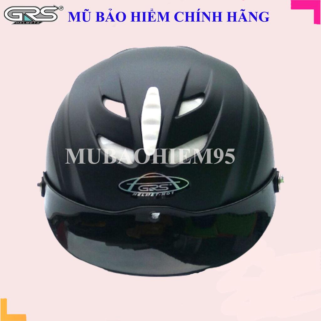 ♥️ Shop Uy Tín ♥️ Mũ bảo hiểm nửa đầu grs 760 thông gió lớn, lưỡi trai dài