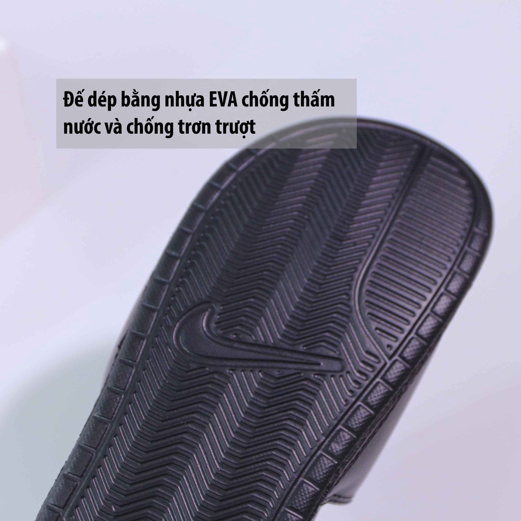 Dép quai ngang đen unisex-nike