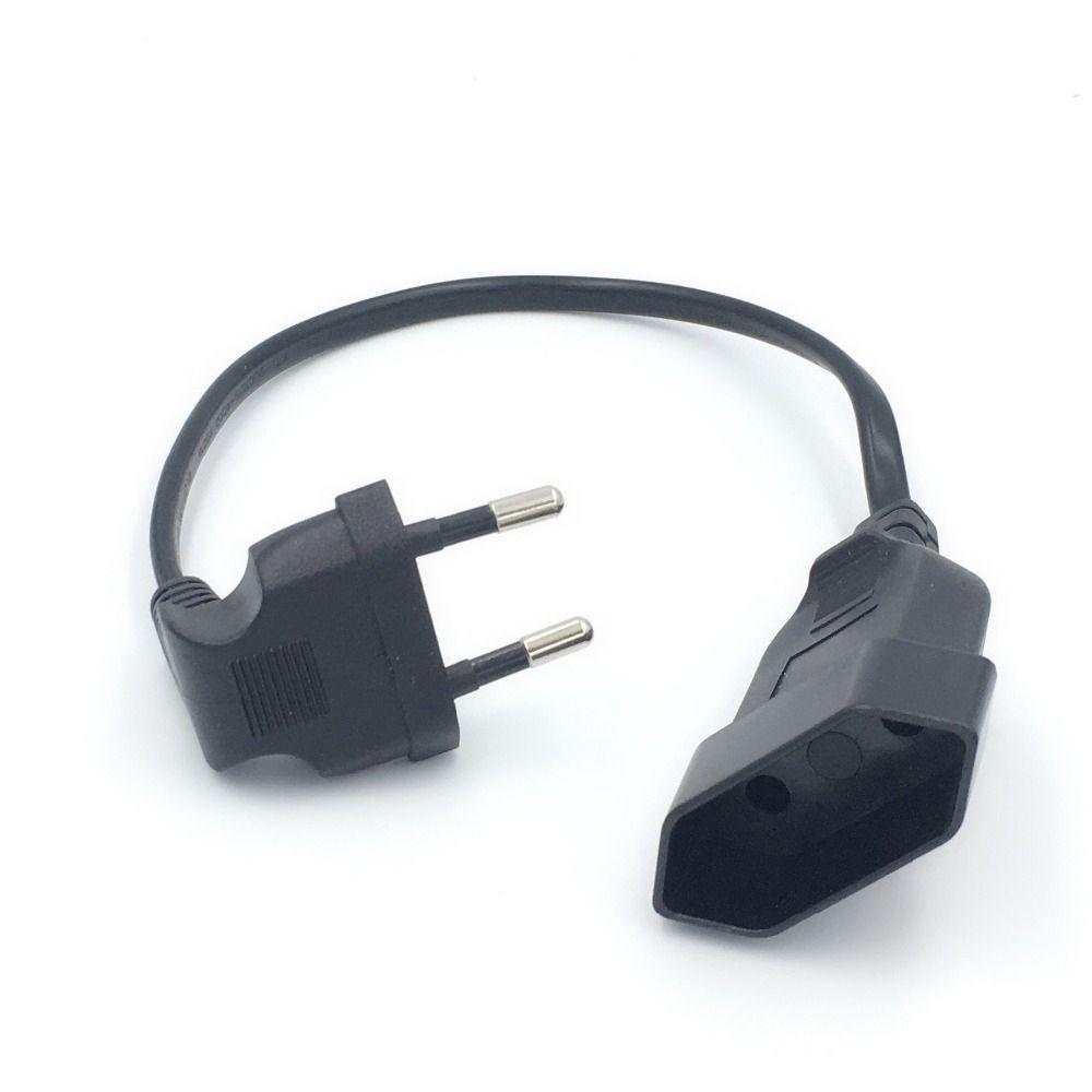 1 Dây Cáp Mở Rộng Góc 90 Độ Chuyển Đổi Từ Giác Cắm EU Sang Cổng Cắm PDU