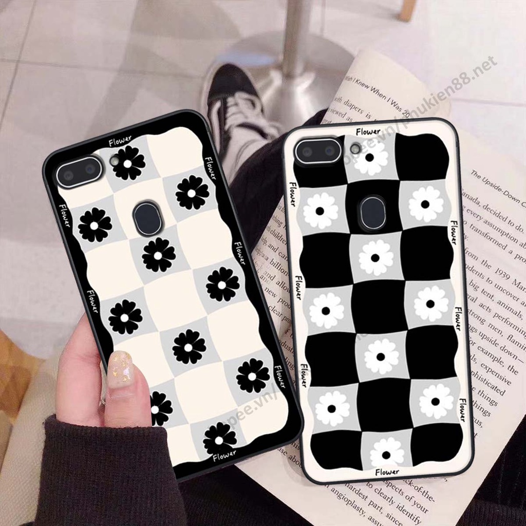 Ốp lưng Realme 1 / 2 ốp điện thoại LineBear, bé tóc xù, hoa siêu đẹp