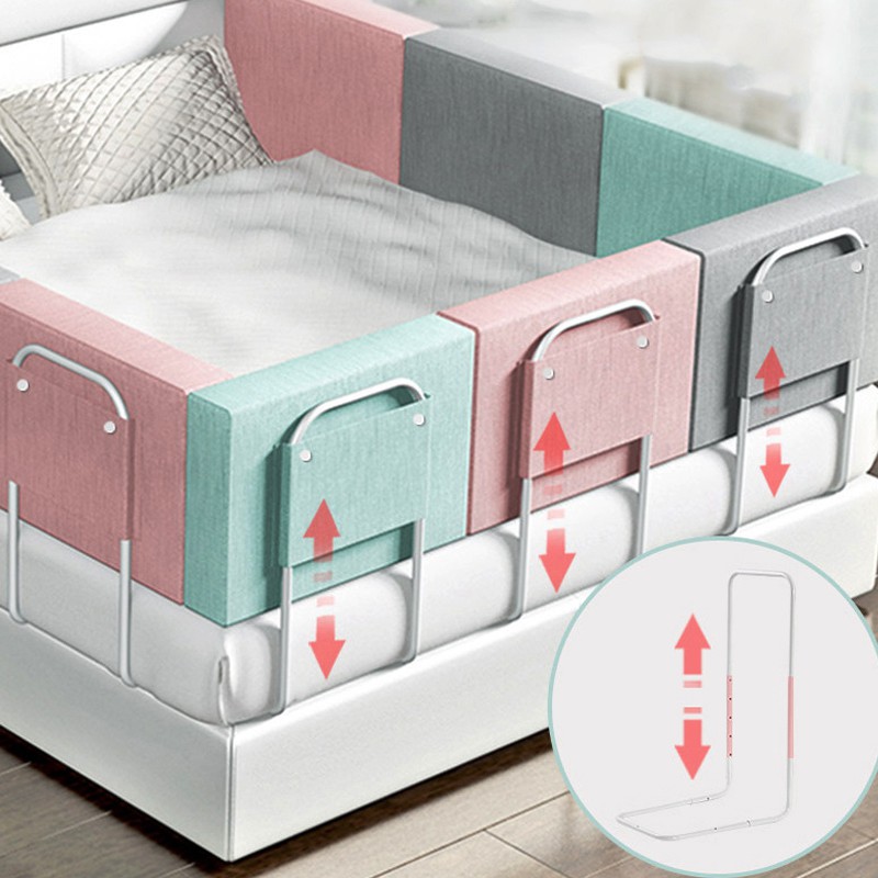 Hàng Rào Chắn Giường 50cm / 60cm Tùy Chỉnh Chống Ngã An Toàn Cho Bé