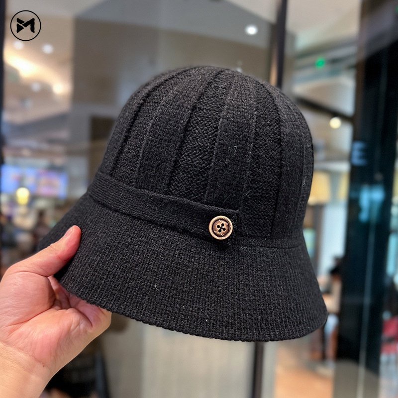 Nón Tai Bèo Đan Len Phong Cách Nhật Bản Xinh Xắn Dành Cho Nữ