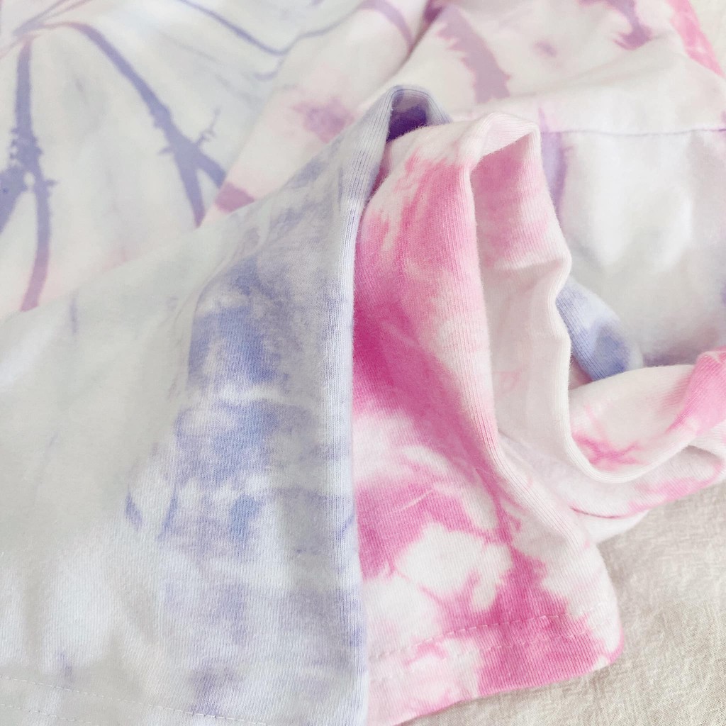 Áo Tay Dài Loang màu nam nữ YAYSHOP chất cotton mềm mịn 2 màu (xẻ tà) hình thật form unisex