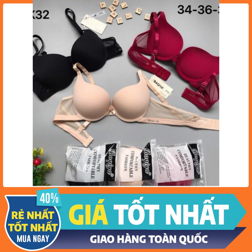 COMBO 3 chiếc Áo lót/ Áo lót đúc su quai lưới nâng ngực K32 siêu đẹp hàng có gọng