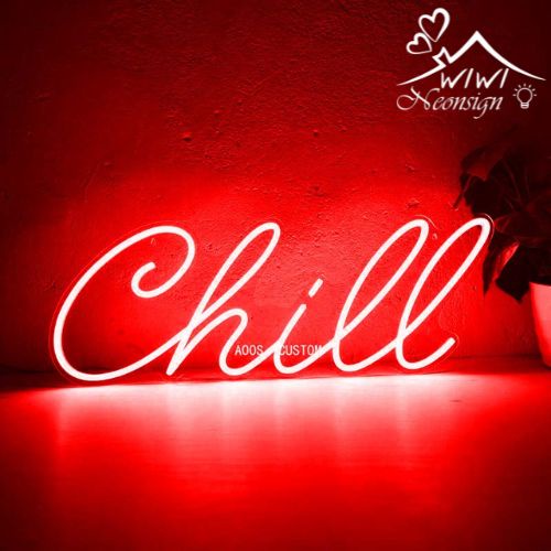 Đèn led neon chữ chill trang trí decor phòng ngủ góc làm việc.quà tặng cực chất
