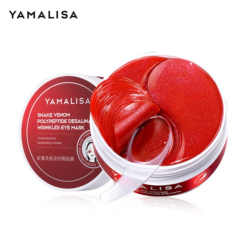 Mặt nạ mắt YAMALISA Collagen xóa thâm quầng mắt dưỡng ẩm da chống nhăn 60 tờ