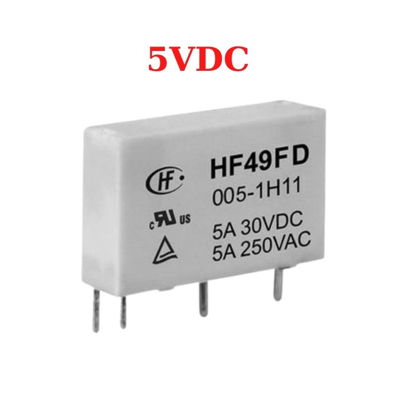 Thiết bị đóng ngắt Relay HF49F0121H1 5VDC 12VDC 24VDC 5A250VAC