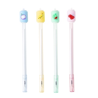3 Bút lon nước hoa quả bút gel ngòi thay thế bút mực nước gel học sinh nhân viên văn phòng bút ngòi nước văn phòng phẩm