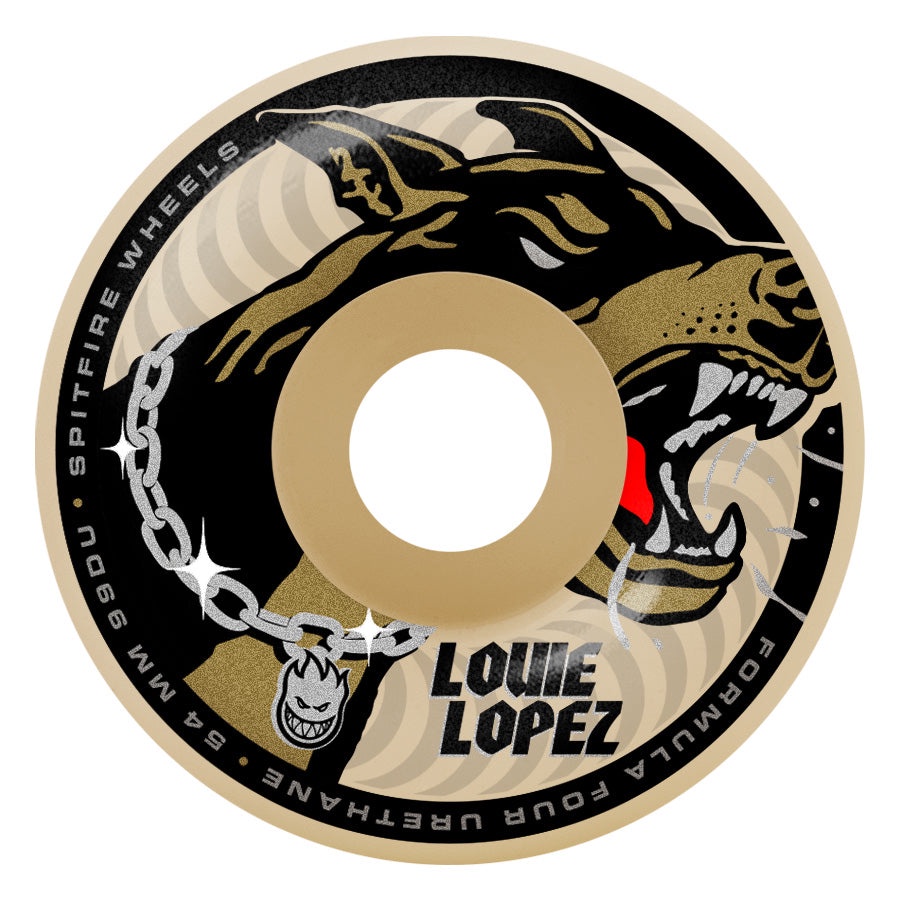 Bộ Bánh Ván Trượt Skateboard SPITFIRE F4 99 LOUIE UNCHAINED CLASSIC WHEELS 54MM