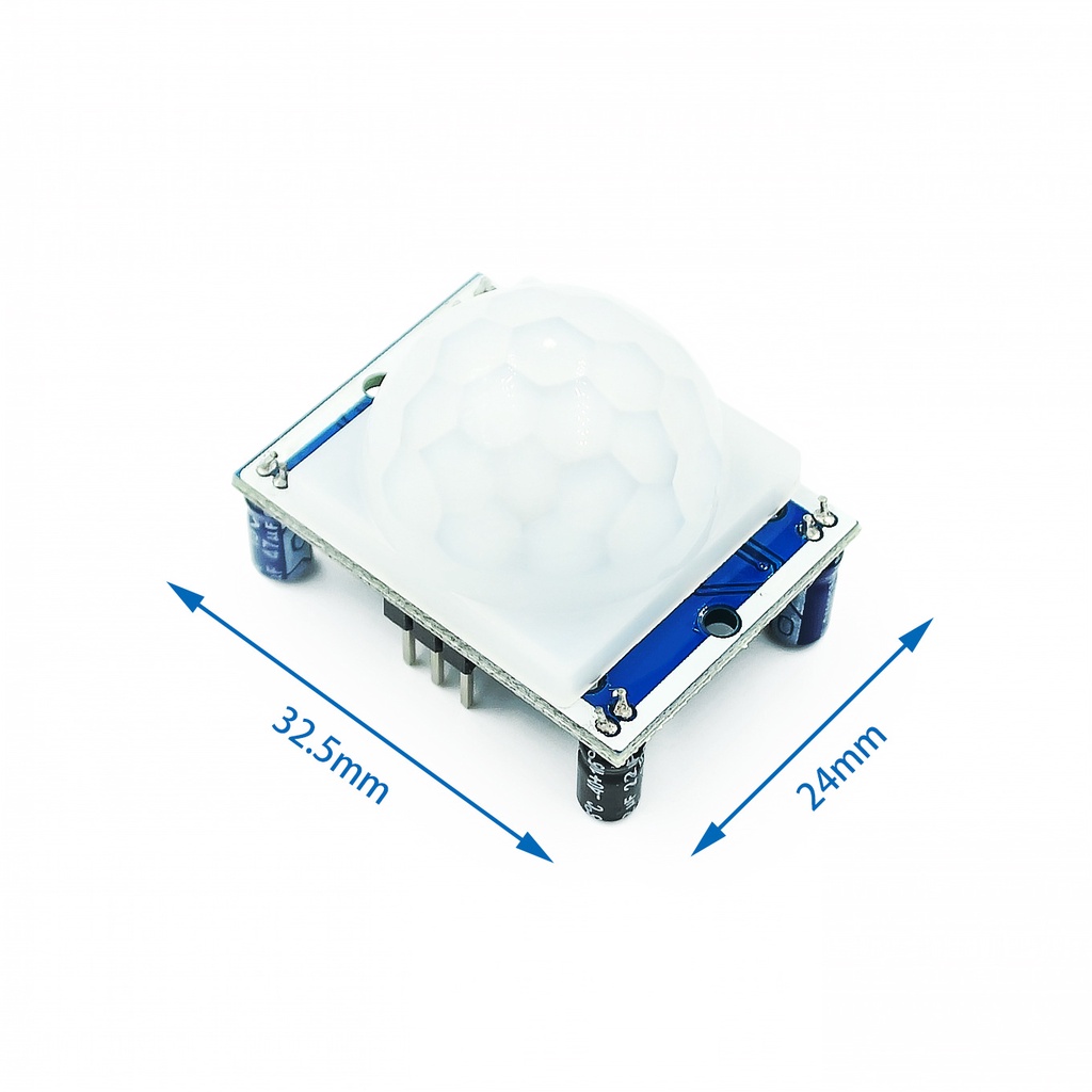 Mạch Module Cảm Biến Chuyển Động SR501 - Cảm ứng hồng ngoại từ cơ thể người phạm vi 7M