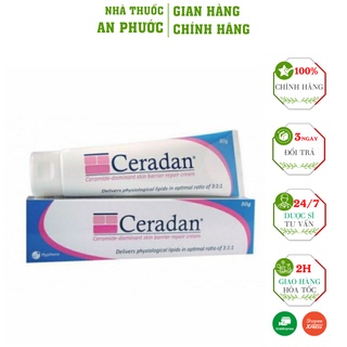 Kem Dưỡng Ẩm Ceradan  ⚡ CAM KẾT CHÍNH HÃNG ⚡ Dưỡng ẩm dành cho da khô, nhạy cảm, da kích ứng (10g)